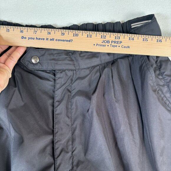 Dry Joys by Footjoy Pants Mens Large Black Pull On Elastic Waist Wind Rain Zip - Picture 9 of 11